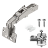 Blum Scharnier 170 Grad mit Kreuzmontageplatte 71T6550 Eckanschlag mit 174E6300 Platte