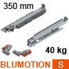 760H3500SU Blum MOVENTO Bodenvollauszug Blumotion SU, 40 kg - NL 350 mm