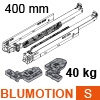 760H4000S Blum Movento Vollauszug Blumotion S, 40 kg - NL 400 mm