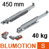 760H4500SU Blum MOVENTO Bodenvollauszug Blumotion SU, 40 kg - NL 450 mm