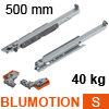 760H5000SU Blum MOVENTO Bodenvollauszug Blumotion SU, 40 kg - NL 500 mm