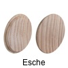 Abdeckkappe aus Echtholz, z.B. für Topfbohrungen Esche - ø 39 mm
