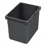 Abfallbehälter 15 Liter, H 250 mm dunkelgrau 