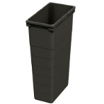 Abfallbehälter 42 Liter, H 560 mm dunkelgrau 