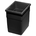 Abfallbehälter 13.5 Liter, H 275 mm dunkelgrau