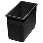 Abfallbehälter 21 Liter, H 275 mm dunkelgrau