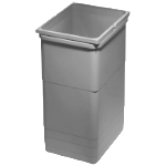 Abfallbehälter 26 Liter, H 450 mm hellgrau 
