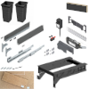 SERVO-DRIVE Hängerahmen-Set ninka/Merivo, passend für 18er Seiten 126-Komplettset SD für 18 mm, KB 400 mm - 2x11,5l