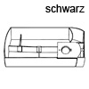 Schwenkschale Swing B 300 x H 46,5 mm, schwarz Drehbehälter Swing, Kst. schwarz