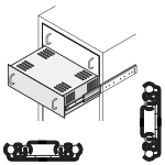 Accuride 3301 Kugel-Überauszug, für Flachmontage geeignet 