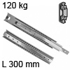 Schwerlastauszug Accuride 5321, 300 mm 120 kg Teleskopschiene für Einbaulänge 300 mm - 120 kg