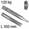 Schwerlastauszug Accuride 5321, 350 mm 120 kg Teleskopschiene  für Einbaulänge 350 mm - 120 kg