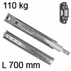 Schwerlastauszug Accuride 5321, 700 mm 110 kg Kugelauszugführung für Einbaulänge 700 mm - 110 kg