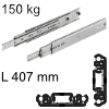 Accuride 7957 Kugelvollauszug, zur seitlichen und aufliegenden Montage DZ7957-0016-2 für Einbaulänge 407 mm, Tragkraft 150 kg