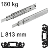 Accuride 7957 Kugelvollauszug, zur seitlichen und aufliegenden Montage DZ7957-0032-2 für Einbaulänge 813 mm, Tragkraft 160 kg