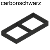ZC7S450RS2 AMBIA-LINE Rahmen Stahldesign Carbonschw. Ambia Stahlrahmen L422xB200xH51 mm carbonschwarz