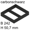 ZC7S300RSU AMBIA-LINE Rahmen Stahldesign Carbonschw. Ambia Stahlrahmen L272xB242xH50 mm carbonschwarz