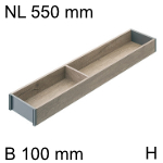 AMBIA-LINE Rahmen Holz für LBX ab NL 550 mm, B 100 mm 