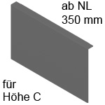 AMBIA-LINE Anbindung an Holzrückwand LBX Höhe C, B 242 mm 