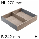 AMBIA-LINE Rahmen Holz, Höhe 50,5 mm - ab NL 270 mm, B 242 mm 