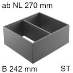 AMBIA-LINE Rahmen Stahl für LBX Frontauszug ab NL 270 mm - Magnet 