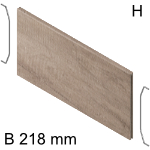 AMBIA-LINE Querteiler Holzdesign für LBX Schubkasten 218 mm 