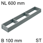 AMBIA-LINE Rahmen Stahl für LBX ab NL 600 mm, B 100 mm 
