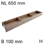 AMBIA-LINE Rahmen Holz für LBX ab NL 650 mm, B 100 mm 