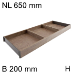 AMBIA-LINE Rahmen Holz für LBX ab NL 650 mm, B 200 mm 