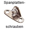 Anschraublasche für Klappenbeschlag am Deckel ab 45 mm für Spanplattenschrauben -