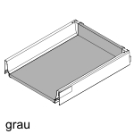 Boden + Rückwand grau, für antaro / Merivobox Sets Nennlänge (NL) 270 mm | Breite 300-400 mm