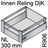 antaro Innenauszug Reling D Bausatz NL 300 mm, hellgrau Tandembox antaro Set Reling D/K innen R906 - 300 / 224 mm