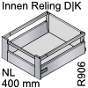 antaro Innenauszug Reling D Bausatz NL 400 mm, hellgrau Tandembox antaro Set Reling D/K innen R906 - 400 / 224 mm