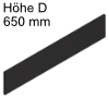 Z37A617D antaro Alu-Einschubelement, terraschwarz Einschub. seitl. TBX antaro - Metall TS, 617 mm