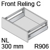 antaro Frontauszug Reling C Bausatz NL 300 mm, hellgrau TBX antaro Set Rel. C - 300 / 196 mm, R906