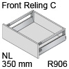 antaro Frontauszug Reling C Bausatz NL 350 mm, hellgrau TBX antaro Set Rel. C - 350 / 196 mm, R906