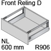 antaro Frontauszug Reling D Bausatz NL 600 mm, hellgrau TBX antaro Set Rel. D - 600 / 228 mm, R906