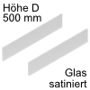 Z37R467D antaro Einschubelement Glas satiniert Einschub.Set seitl. TBX antaro - Optiw. Sat., D 467 mm