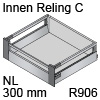 antaro Innenauszug Reling C Bausatz NL 300 mm, hellgrau TBX antaro Set Rel. C innen - 300 / 196 mm, R906