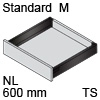 TBX antaro Standard M Bausatz NL 600 mm, terraschwarz antaro Set M - 600 / 83 mm, TS