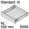 TBX antaro Standard N Bausatz NL 500 mm, hellgrau antaro Set N - 500 / 68 mm, R906