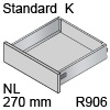 TBX antaro Standard K Bausatz NL 270 mm, hellgrau antaro Set K - 270 / 115 mm, R906