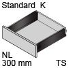 TBX antaro Standard K Bausatz NL 300 mm, terraschwarz antaro Set K - 300 / 115 mm, TS