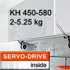 AVENTOS HL Klappenlift Servo-Drive - KH 450-580 mm - 2-5,25 kg Aventos HL SD - 450-580 mm - 2-5,25 kg