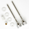 Kit 2 extern für Stossgriffe Ø 20 mm Bausatz Glas/Holz 1-seitig Befestigungskit Glas/Holz 1-seitig, Ø 20