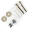 Kit 5 für Stossgriffe Ø 30 mm Bausatz Wand Kit 5 für Stossgriffe Ø 30 mm Bausatz Wand
