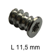 Direkt-Befestigungsschraube Ø 6,3 mm Torx L 11,5 mm Befestigungsschraube L 11,5 mm