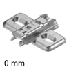 173L1600 CLIP top Kreuzmontageplatte Distanz 0 mm - H 8,5 mm