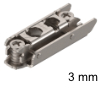Exzenter-Montageplatte 175H4130 gerade Distanz 3 mm - H 11,5 mm -