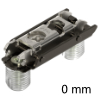 Exzenter-Montageplatte 177H3100 Distanz 0 mm - H 8,5 mm - onyxschwarz